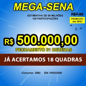 Bolão Mega-Sena 2982